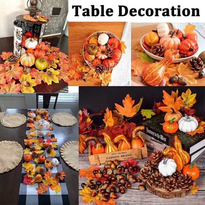 Product Description of Foam Fake Pumpkin Decoration Model Accessory Set - Image 15