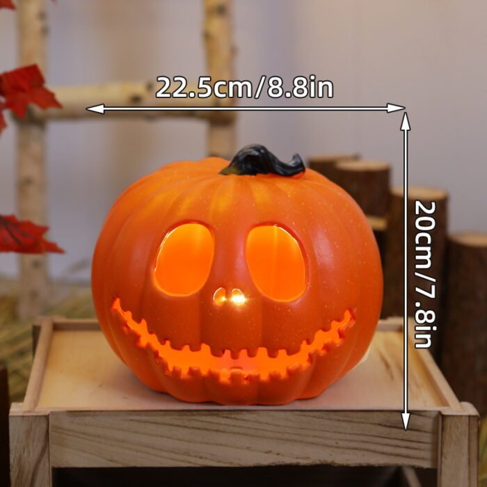 Halloween Ambiance Squad! Plastic pumpkin lanterns with multiple shapes. - Image 11