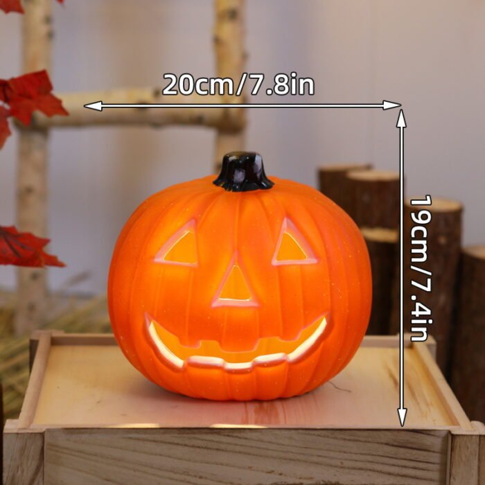 Halloween Ambiance Squad! Plastic pumpkin lanterns with multiple shapes. - Image 10