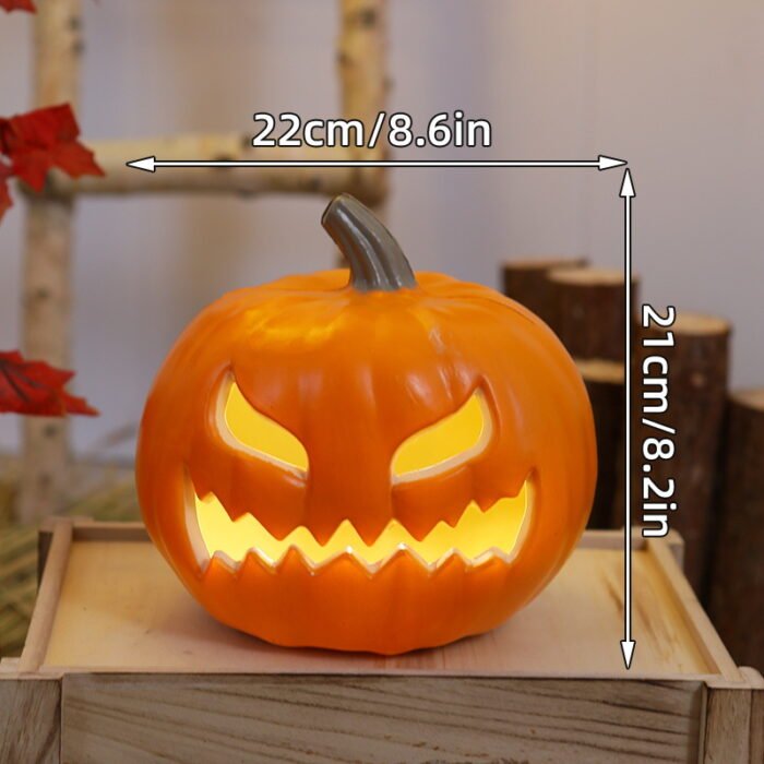 Halloween Ambiance Squad! Plastic pumpkin lanterns with multiple shapes. - Image 8