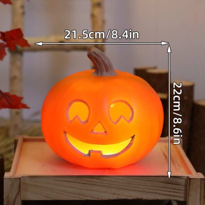 Halloween Ambiance Squad! Plastic pumpkin lanterns with multiple shapes. - Image 7