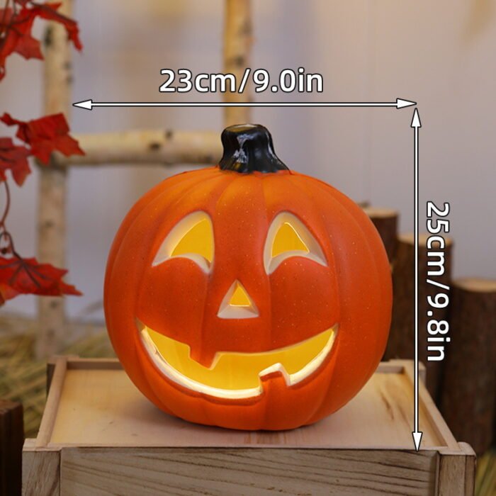 Halloween Ambiance Squad! Plastic pumpkin lanterns with multiple shapes. - Image 6