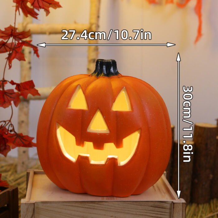 Halloween Ambiance Squad! Plastic pumpkin lanterns with multiple shapes. - Image 3