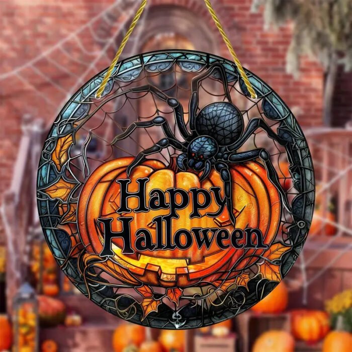 Halloween Acrylic Home Decor Hanging Sign - Image 4