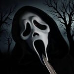 Halloween scary screaming grimace mask latex headgear, a prop for party and dance performances - Image 2