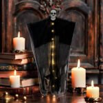 Halloween Light-Up Skull Hanging Ghost Outdoor Yard Decoration - Image 3