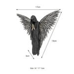 Halloween Soul Warrior Resin Sculpture Hanging Ornament – Gothic Handcrafted Art for Home Wall Decoration - Image 3