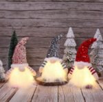 Christmas decorations: High-end illuminated gnome dolls, Rudolph, Christmas gift ornaments - Image 2