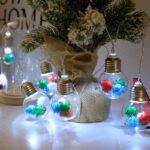New Style LED Christmas Ball Light String | Colorful Gold Thread Pom-Pom Decorative Bulb Lights | Holiday String Lights & Mini Fairy Lights - Image 4