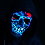 3D Stereo Luminous Mask, LED - Shaped Luminous Face Mask for Halloween Stage Parties and Clubbing with Cold - light Sheets - Image 3