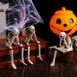 Halloween Skull Resin Ornaments - "See No Evil, Hear No Evil, Speak No Evil" Skeleton Craft Decorations for Spooky Festive Atmosphere - Image 5