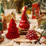 Christmas Fragrance Gift Decorative Ornaments: Mini Christmas Tree-shaped Scented Candles, Perfect as Souvenirs/Giveaways - Image 3