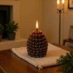 Christmas 3D Pine Cone Candles – Christmas Ambiance Photography Props, Creative Home Decor, and Scented Ornaments - Image 3