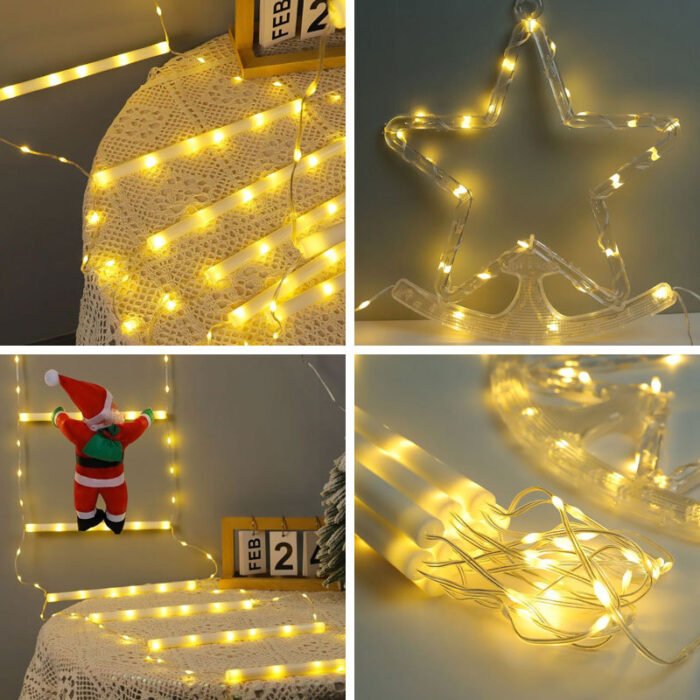 Star Staircase Decorative Ambience Light Strips, Festival Party & Christmas LED String Lights, Outdoor Waterproof Garden Lights - Image 3