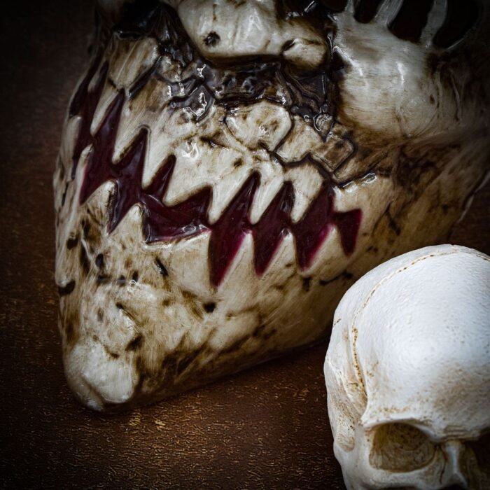Halloween skull mask: a scary and funny prop for costume performances - Image 3
