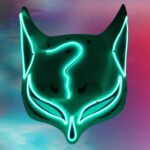 Fox Mask with LED Lights - Halloween Cyberpunk - Image 2