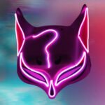 Fox Mask with LED Lights - Halloween Cyberpunk - Image 3