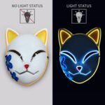Halloween glowing mask - LED cat face - Image 5