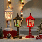 Christmas Decorations: Light-Up Musical Water-Filled Table Lamp, Night Light, Creative Christmas Ornament, Christmas Gift