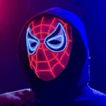 New LED Hero Luminous Halloween Spider - Man, Captain America Mask cos Flash, Avengers Hero Mask