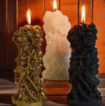 Halloween Decor Handmade Candles | Ghost & Skull Pillar Designs | Creative Home Decor & Holiday Gift