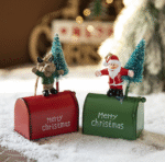 Iron Art Colorful Ornaments | Christmas Tree Hanging Decor & Tabletop Figures（Santa/Reindeer）