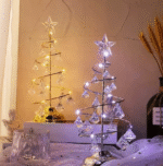 Best - Selling LED Gold & Silver Table Lamp | Crystal Diamond Christmas Tree Lamp for Festive Living Room Decoration