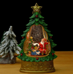 New Christmas Tree Snow Globe: Santa & Festive Surprise Inside