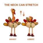 Thanksgiving Turkey Plush Toy with Retractable Function - Image 3