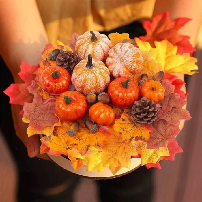 Product Description of Foam Fake Pumpkin Decoration Model Accessory Set - Image 12