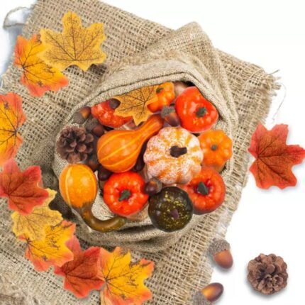 Product Description of Foam Fake Pumpkin Decoration Model Accessory Set