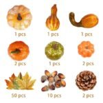Product Description of Foam Fake Pumpkin Decoration Model Accessory Set - Image 10