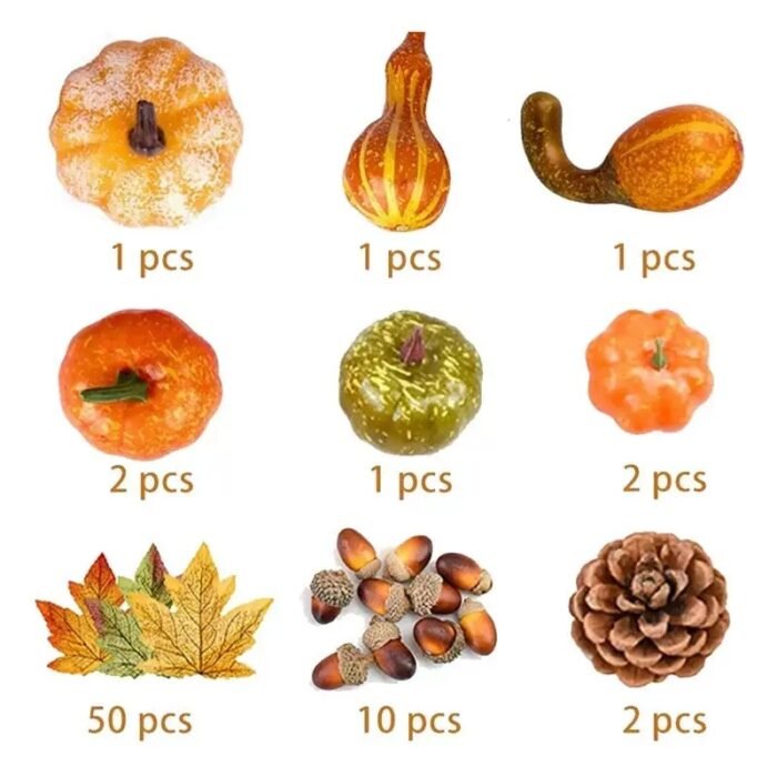 Product Description of Foam Fake Pumpkin Decoration Model Accessory Set - Image 10