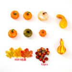 Product Description of Foam Fake Pumpkin Decoration Model Accessory Set - Image 5
