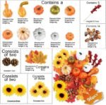 Product Description of Foam Fake Pumpkin Decoration Model Accessory Set - Image 2