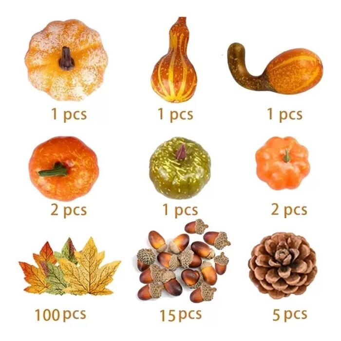 Product Description of Foam Fake Pumpkin Decoration Model Accessory Set - Image 21