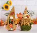 Thanksgiving Pumpkin Faceless Gnome Doll