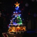 Large Christmas Tree Music Box with Festive Scene - Image 2