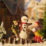 Christmas Scene Lighted Music Box Photo Frame - Image 4