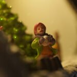 Christmas Scene Lighted Music Box Photo Frame - Image 5